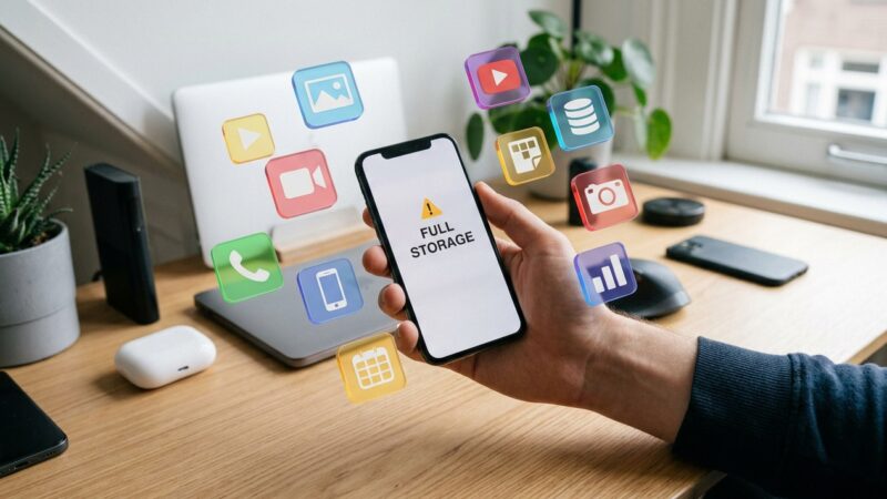 Is het geheugen van je telefoon vol? Zo maak je snel weer ruimte vrij
