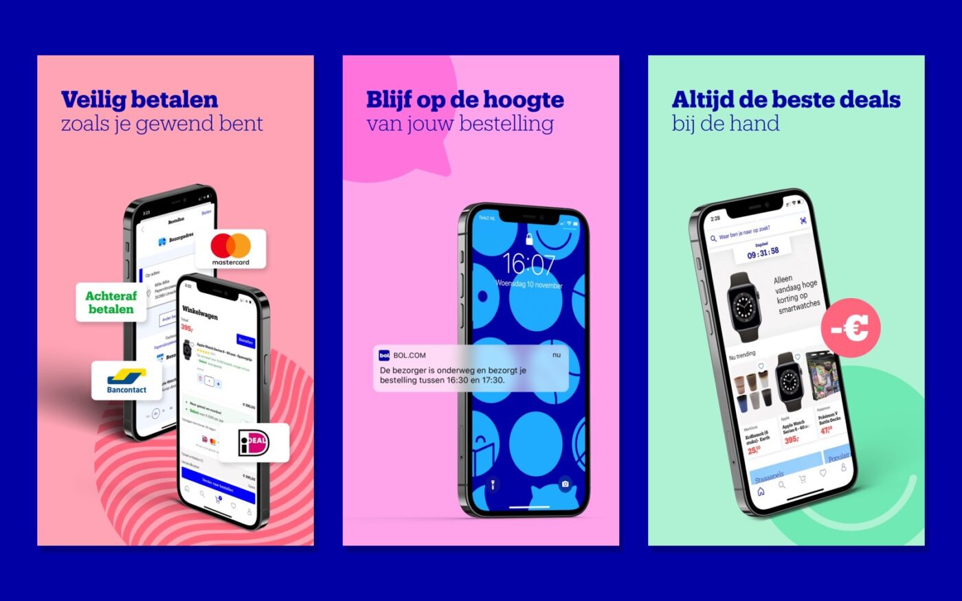 Meer screenshots van de bol-app