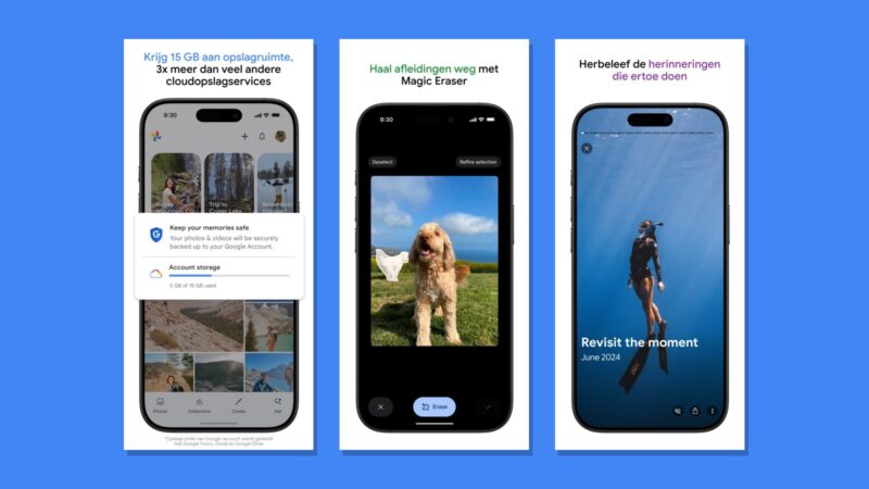 Google Foto’s app: back-up, opslag en slimme functies