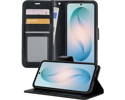 BTH luxe bookcase geschikt voor Samsung Galaxy S26 - Zwart
