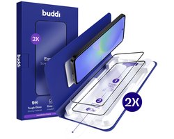 Buddi easy fit tempered glass (2-pack)