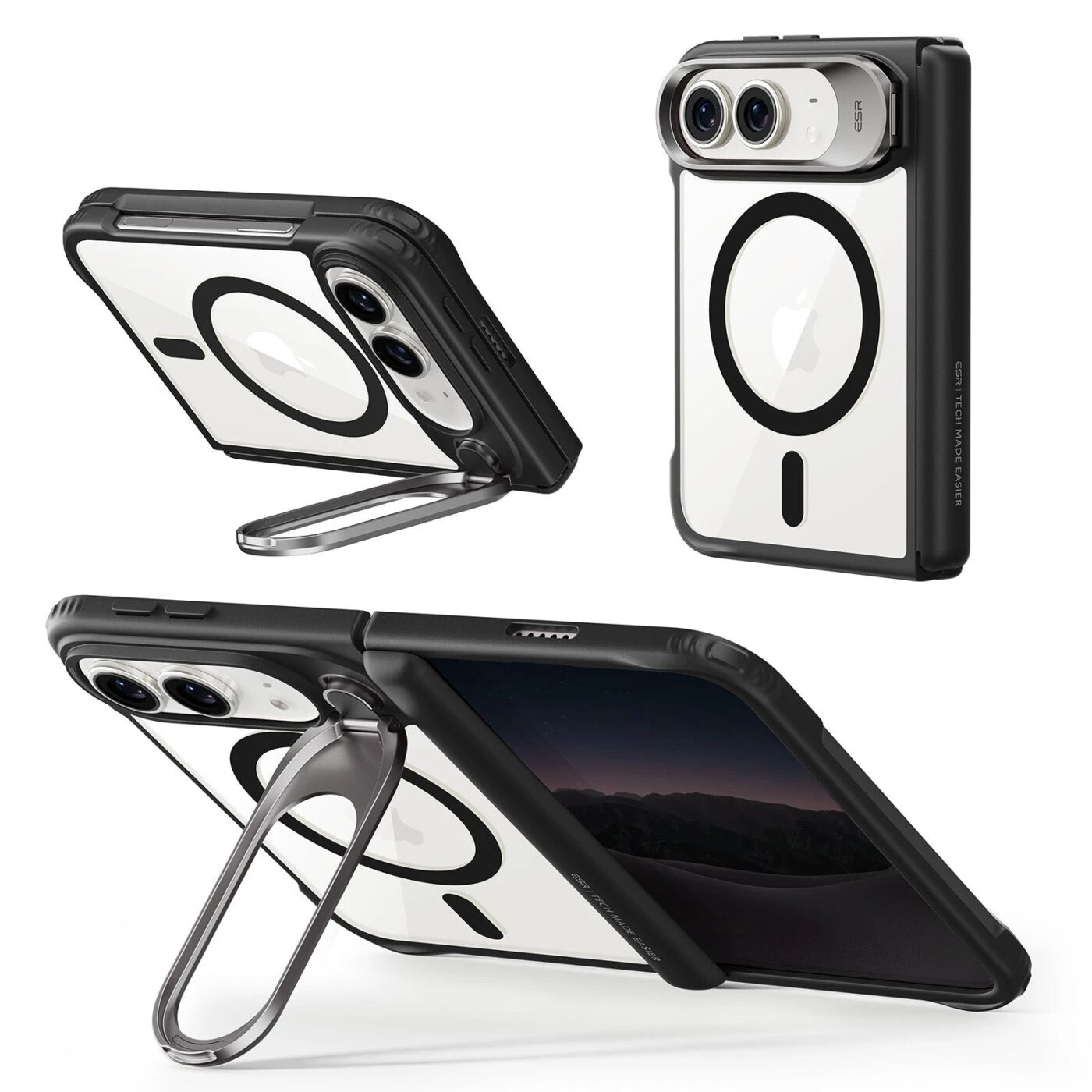 ESR Classic Hybrid Magnetic Case met Flex Stand