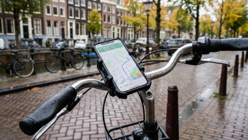 Hoe bevestig je een telefoonhouder aan je fiets?